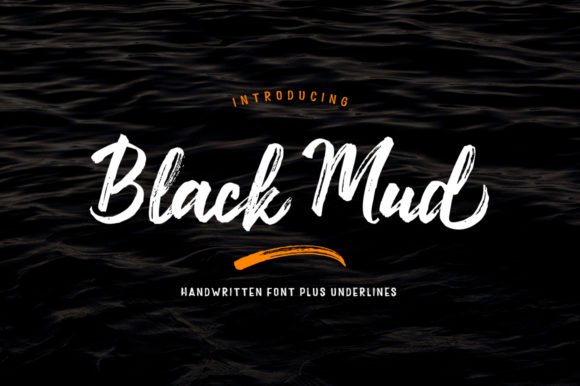 Black Mud Font - Featured Image