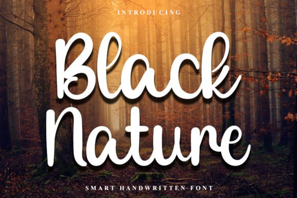 Black Nature Font - Featured Image