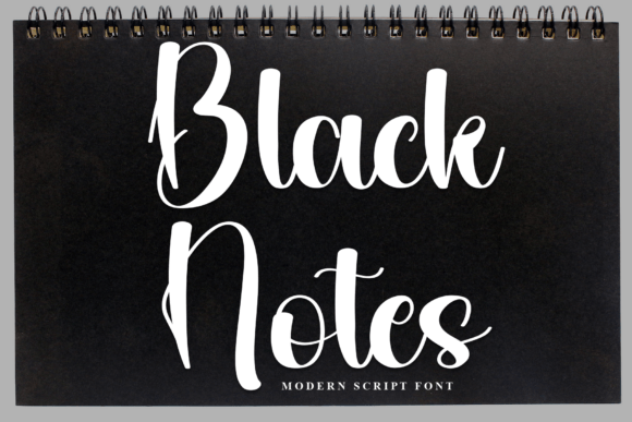 Black Notes Font - Featured Image