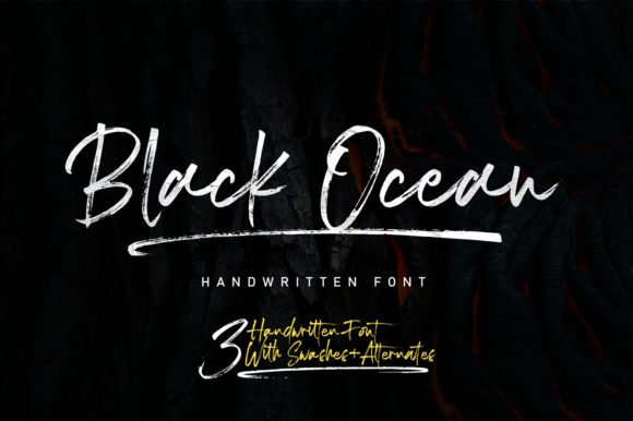 Black Ocean Font - Featured Image