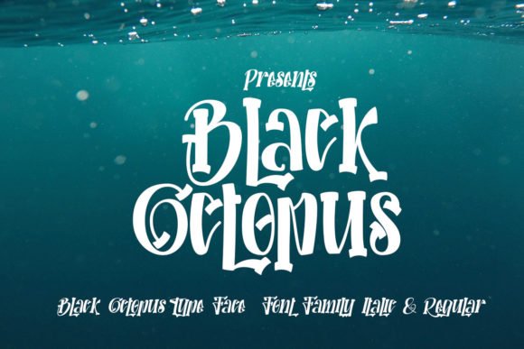 Black Octopus Font - Featured Image