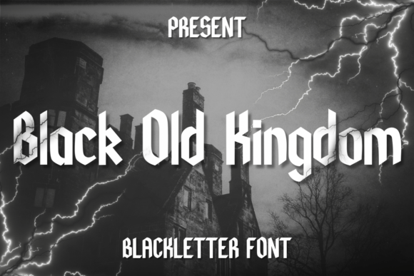 Black Old Kingdom Font - Featured Image