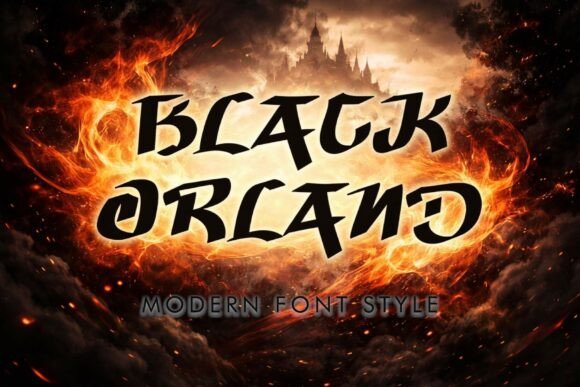 Black Orland Font - Featured Image