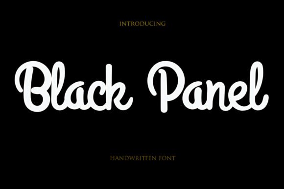 Black Panel Font - Featured Image