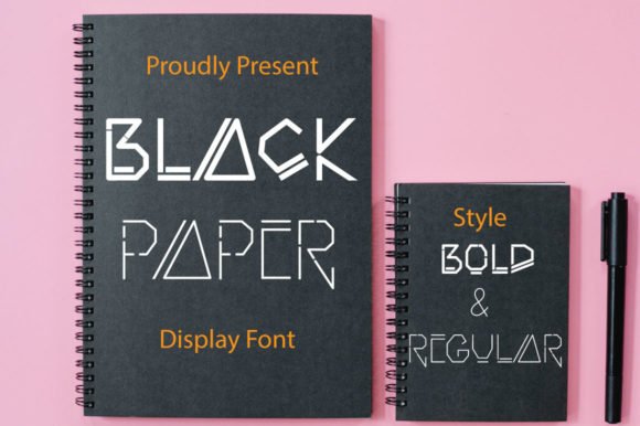 Black Paper Font - Featured Image