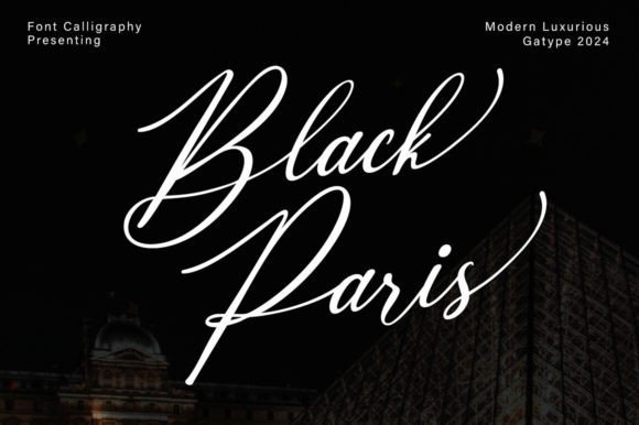 Black Paris Font - Featured Image