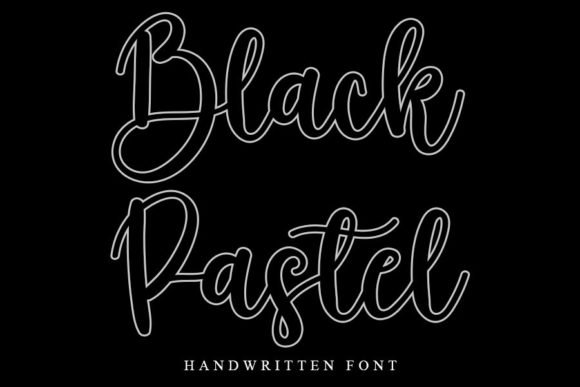 Black Pastel Font - Featured Image