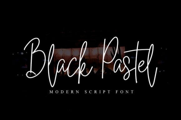 Black Pastel Font - Featured Image