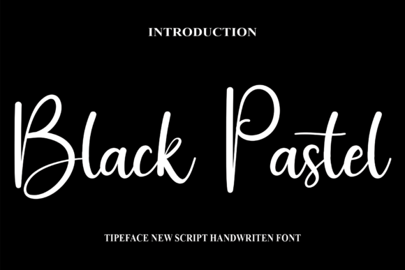 Black Pastel Font - Featured Image