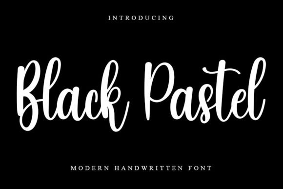 Black Pastel Font - Featured Image