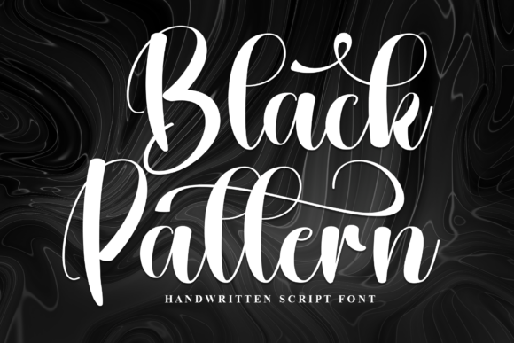 Black Pattern Font - Featured Image