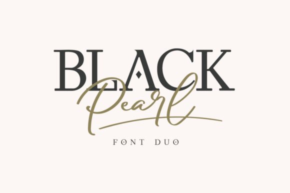 Black Pearl Font - Featured Image