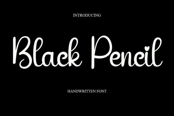 Black Pencil Font - Featured Image