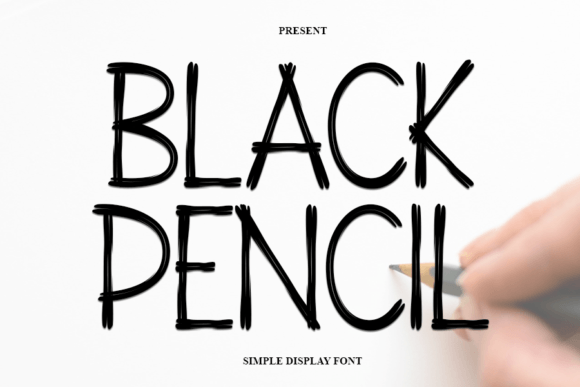 Black Pencil Font - Featured Image