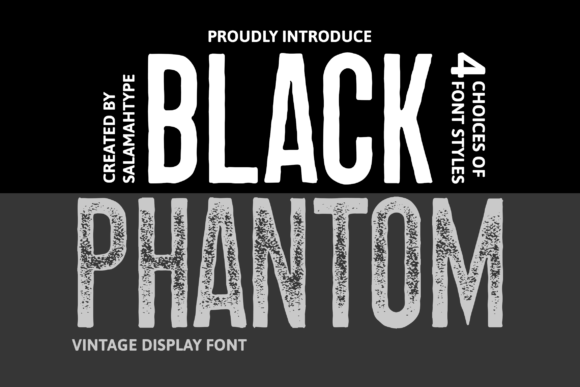 Black Phantom Font - Featured Image