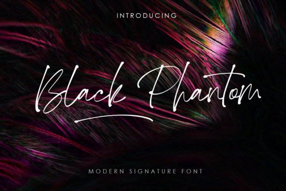 Black Phantom Font - Featured Image