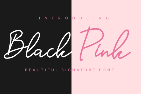 Black Pink Font - Featured Image