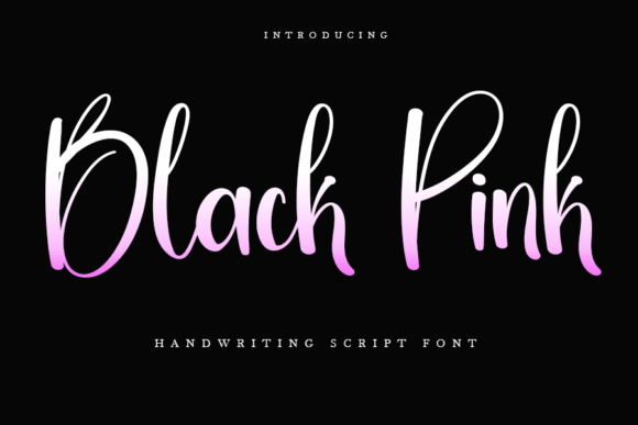 Black Pink Font Font - Featured Image