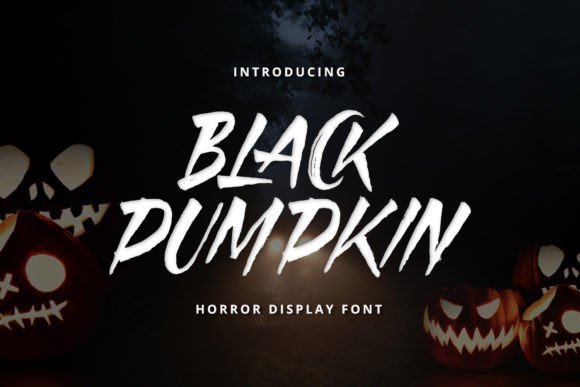 Black Pumpkin Font - Featured Image