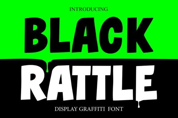 Black Rattle Font - Featured Image