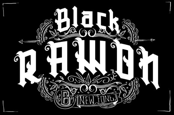 Black Rawon Font - Featured Image