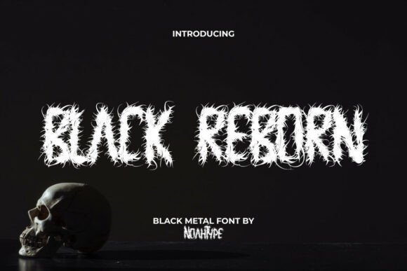 Black Reborn Font - Featured Image