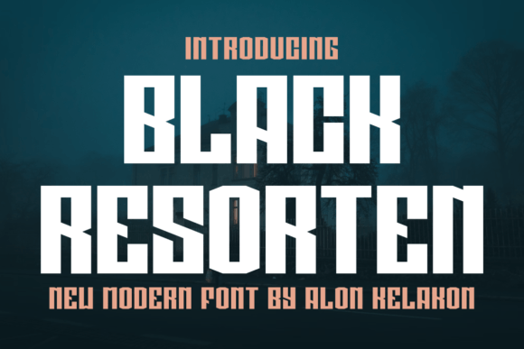 Black Resorten Font - Featured Image