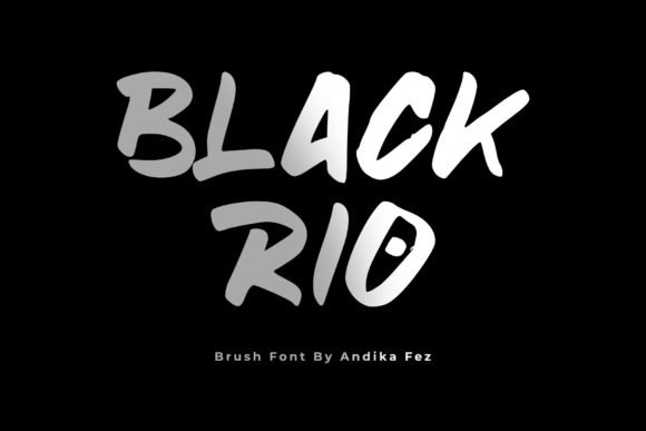 Black Rio Font - Featured Image