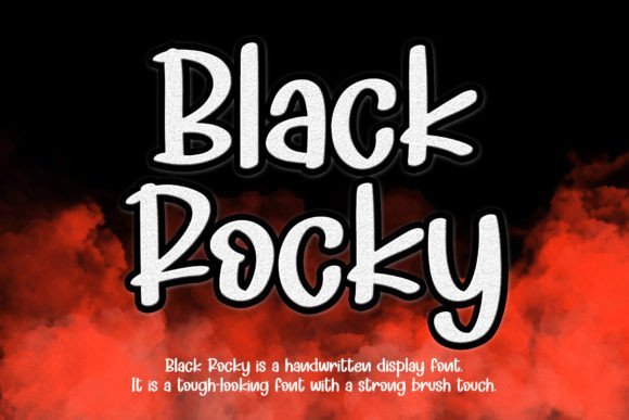 Black Rocky Font - Featured Image