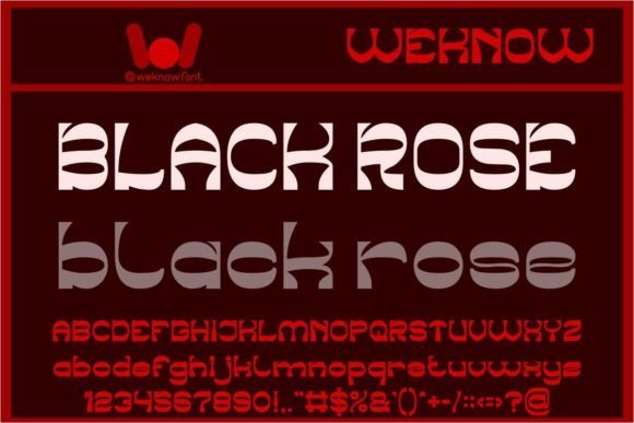 Black Rose Font - Featured Image