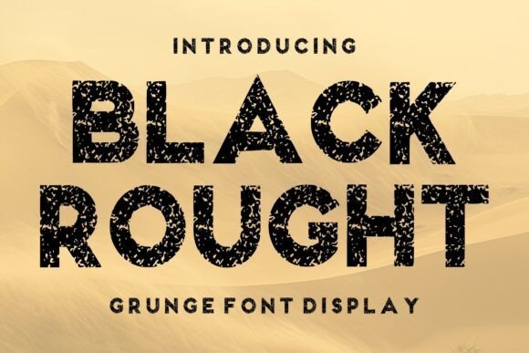 Black Rought Font - Featured Image