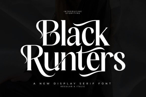 Black Runters Font - Featured Image