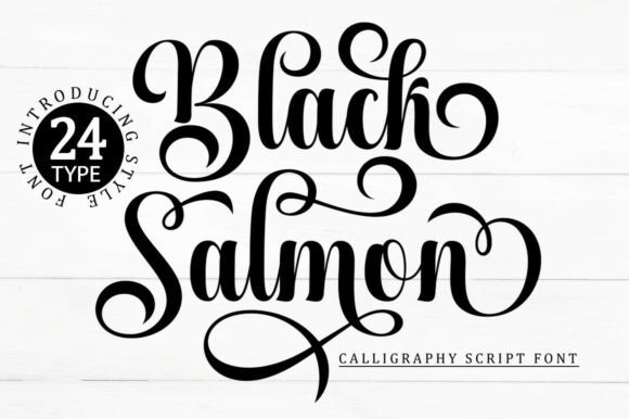 Black Salmon Font - Featured Image