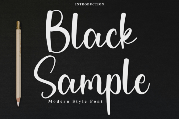 Black Sample Font - Featured Image
