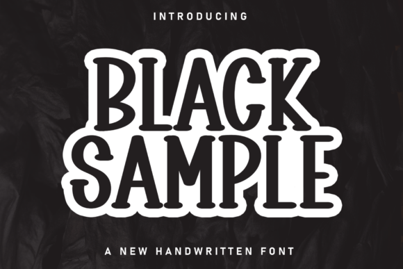 Black Sample Font - Featured Image