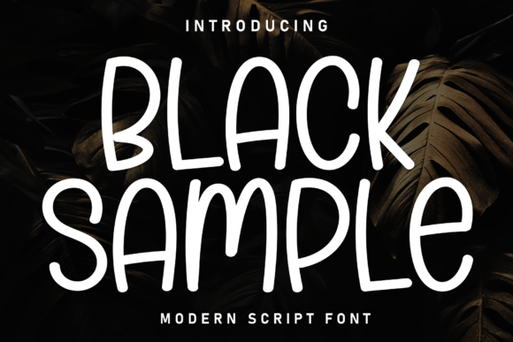 Black Sample Font - Featured Image
