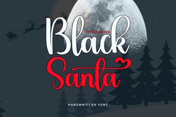 Black Santa Font - Featured Image