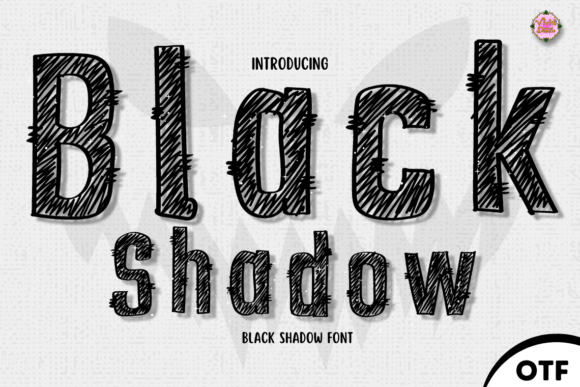 Black Shadow Font - Featured Image