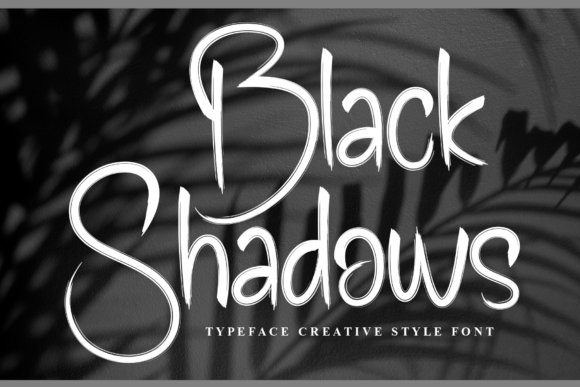 Black Shadows Font - Featured Image