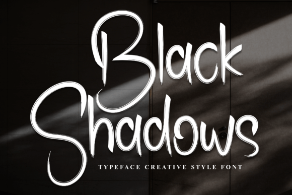 Black Shadows Font - Featured Image