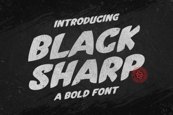 Black Sharp Font - Featured Image