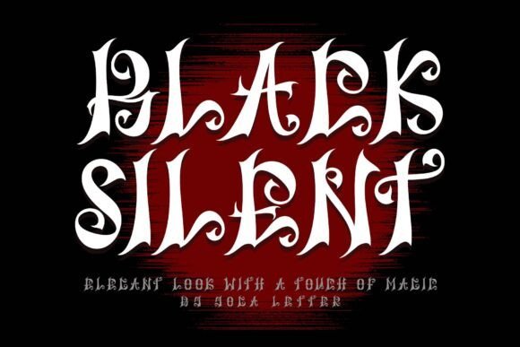 Black Silent Font - Featured Image