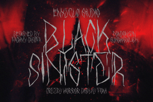 Black Sinister Font - Featured Image