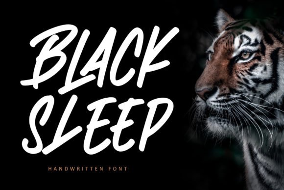 Black Sleep Font - Featured Image
