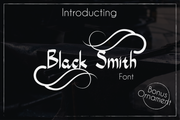 Black Smith Font - Featured Image