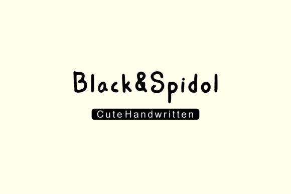 Black&Spidol Font - Featured Image