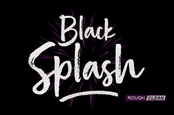 Black Splash Font - Featured Image