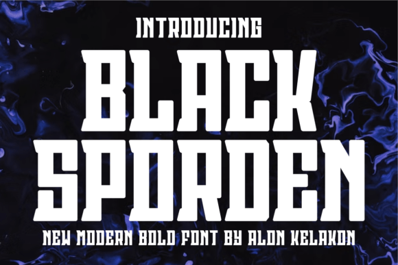 Black Sporden Font - Featured Image