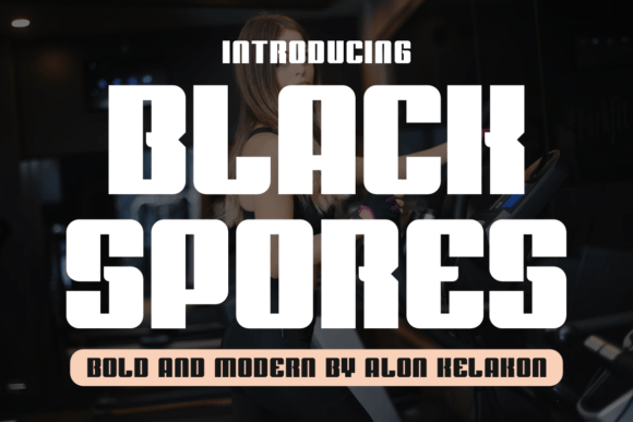 Black Spores Font - Featured Image