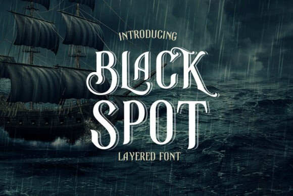 Black Spot Font - Featured Image
